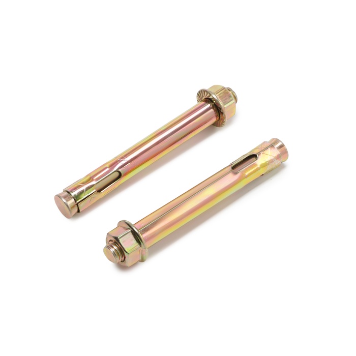 Анкерный болт ТУНДРА, с гайкой, оцинкованный, 12×100 мм, 50 шт.