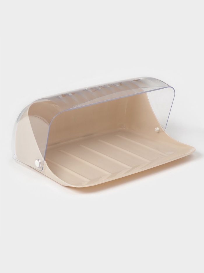 Хлебница Альтернатива «Изобилие», 32×25.5×15 см, пластик, светло-бежевая