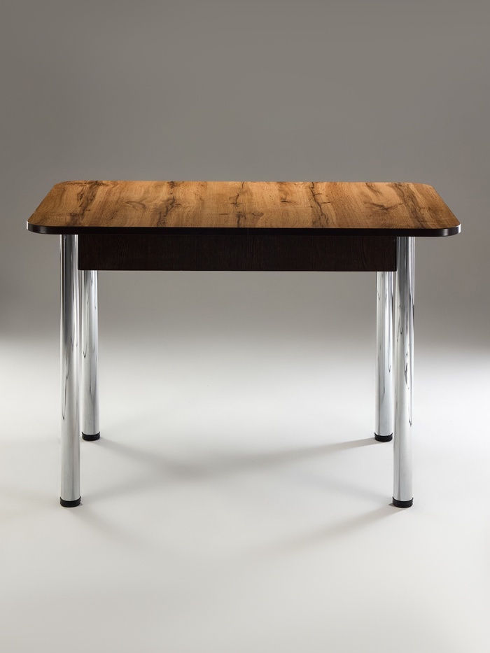 Стол кухонный, 1100×700×775 мм, цвет венге/дуб вотан пластик