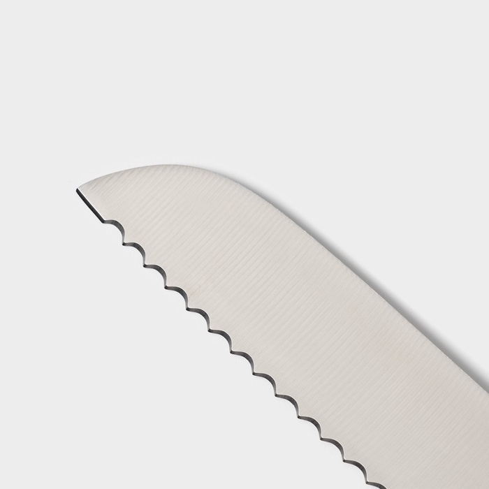 Нож для хлеба Доляна Forest, лезвие 20 см, коричневый