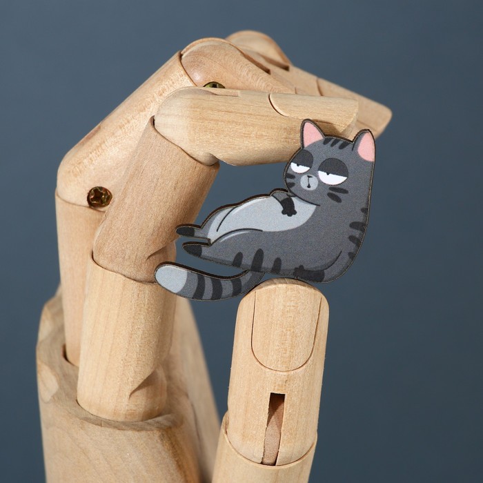 Значок деревянный «Талисман на пофигизм», 4×3.7 см