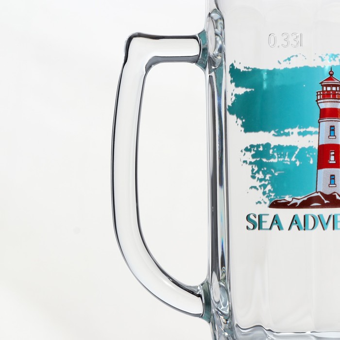 Пивная кружка Luminarc «Гамбург. Морское приключение», 330 мл, стекло