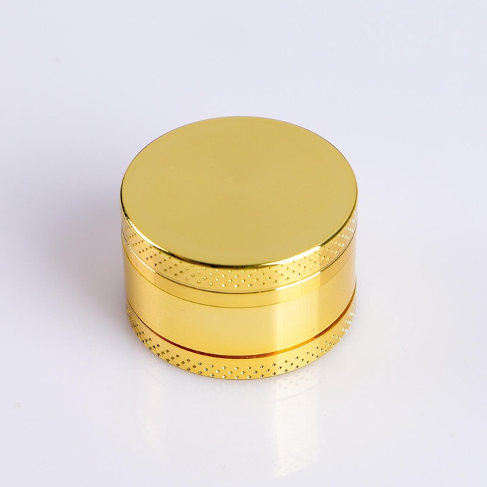 Гриндер для табака «Импхал голд», с ситом, 4×2.5 см, золото