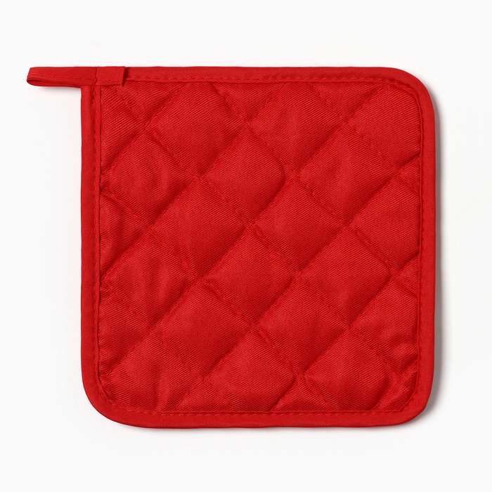 Кухонный набор «Котик»: подставка 15×15 см, прихватка 17×17 см