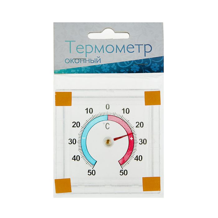 Термометр оконный ТББ, биметаллический, от - 50°С до + 50 С