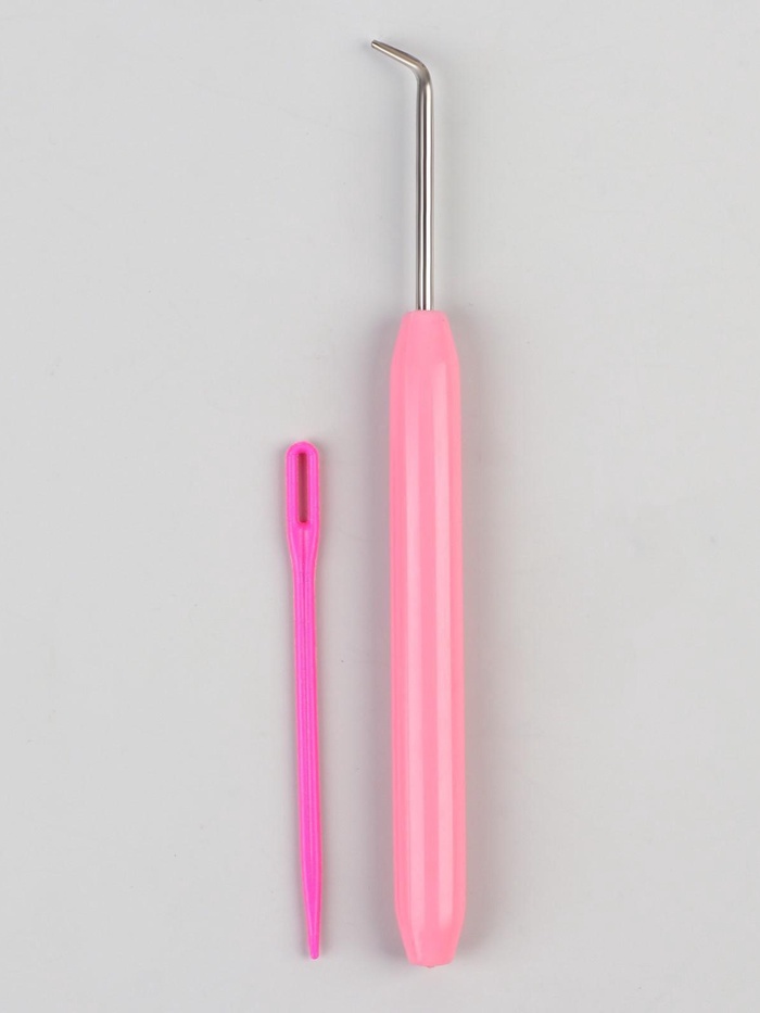 Набор для вязания «Лумы», 25/36/47/57 см, игла и крючок в комплекте, цвет разноцветный