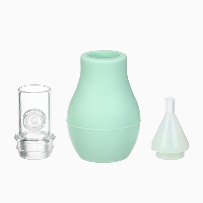 Аспиратор назальный Basic M&B, с колпачком, бирюзовый