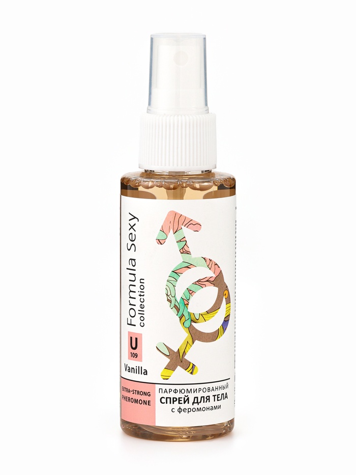 Мист парфюмированный спрей с феромонами для тела Formula Sexy Vanilla U109, 100 мл (по мотивам Vanilla Blend Zielinski & Rozen)