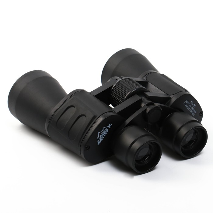 Бинокль «Охотник» Мастер К, 10×50, с чехлом, чёрный