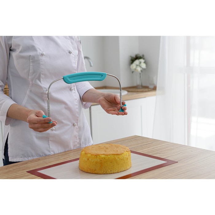 Струна для нарезки бисквита Доляна, 27 см, МИКС