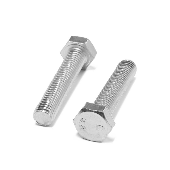 Болт ТУНДРА, оцинкованный, DIN 933, класс прочности 8.8, М12×60 мм, 1 кг.