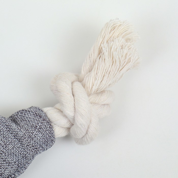 Игрушка текстильная «Енот», 26×28 см, с канатом, с пищалкой, шуршащая