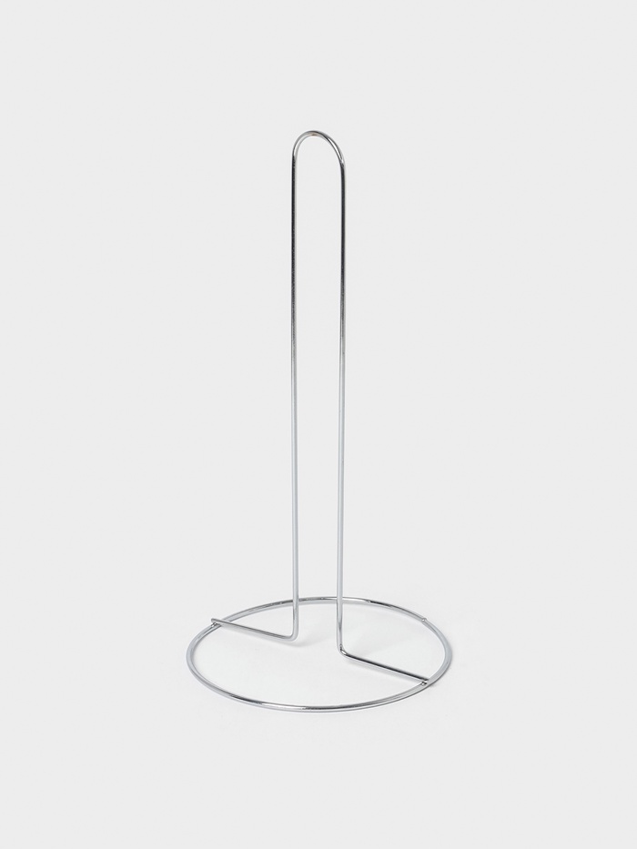 Держатель для бумажных полотенец настольный Доляна, 13.5×13.5×28 см, хромированный