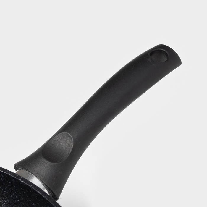 Сковорода - вок KUKMARA «Мраморная», d=28, антипригарное покрытие, алюминий, чёрная