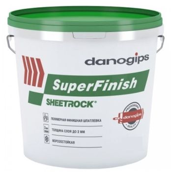 Шпатлевка полимерная финишная СуперФиниш ШИТРОК 18,1 кг (11л) Danogips *1/33