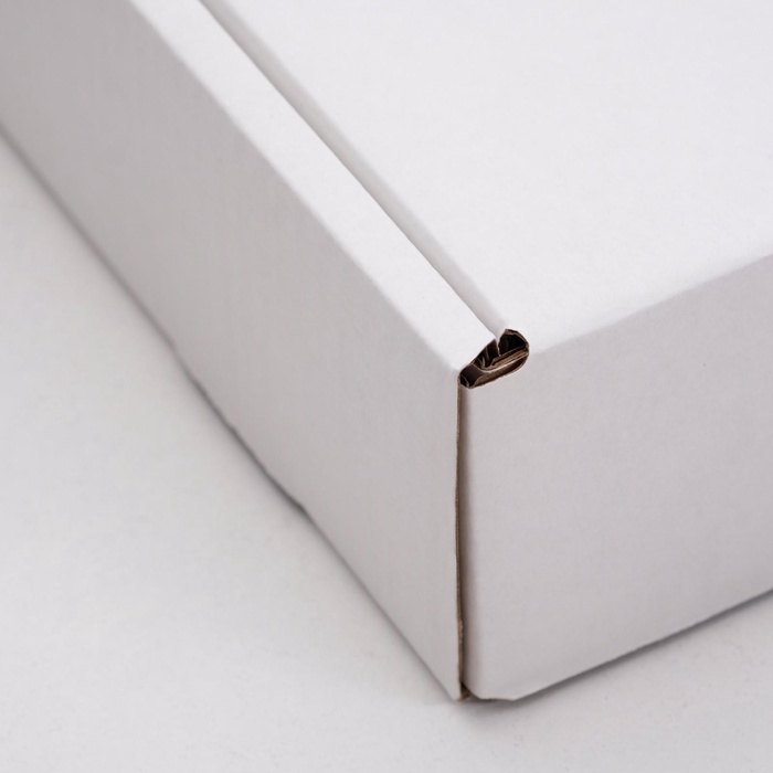 Коробка для пирога, белая, 32.6×22.9×4.8 см