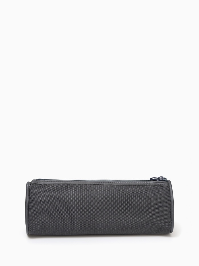 Косметичка - пенал на молнии школьная, серая