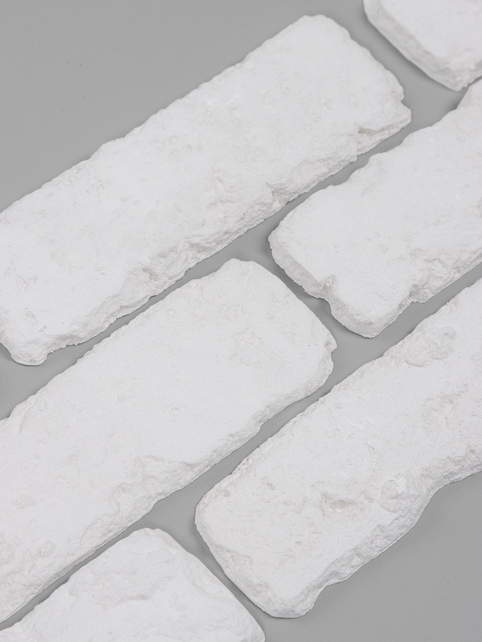 Гипсовая плитка «Венеция +», цвет белый, 1 м²