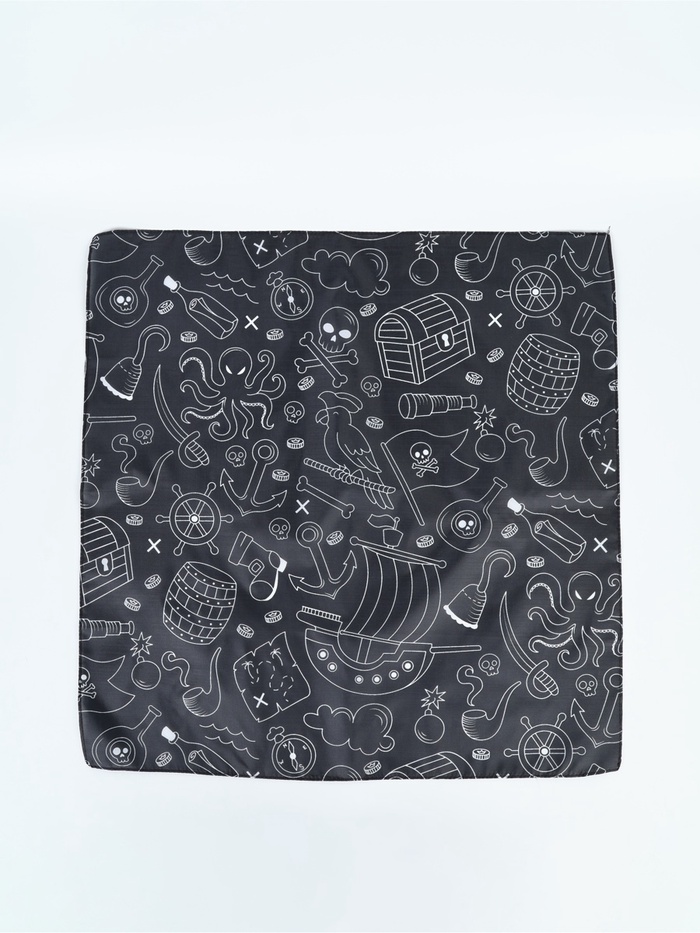 Бандана пиратская «Жизнь пирата», 50×50 см