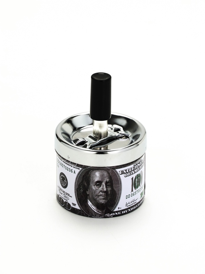 Пепельница бездымная «100 долларов», для сигарет и стиков, 6.7×9.5 см