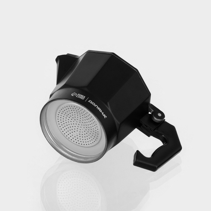 Кофеварка гейзерная Доляна Alum black, на 1 чашку, 50 мл, алюминий, чёрная