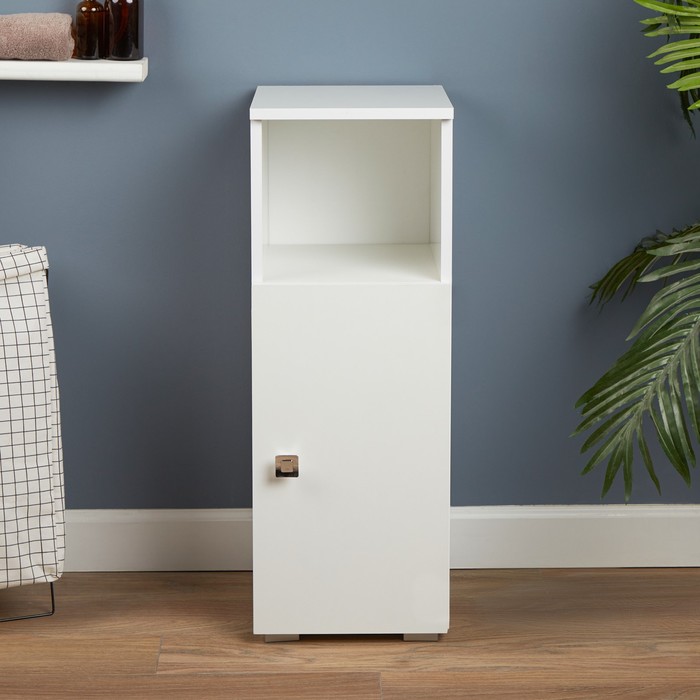 Тумба для ванной комнаты «Кварта 30», 1 открытая секция, 836×350×300 мм, цвет белый