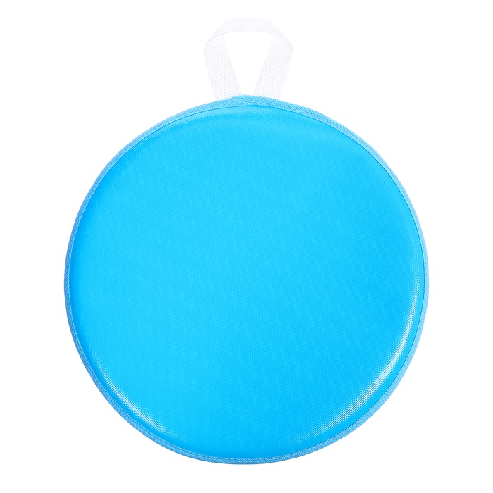 Ледянка мягкая, детская «Пингвин», диаметр 35 см, голубая