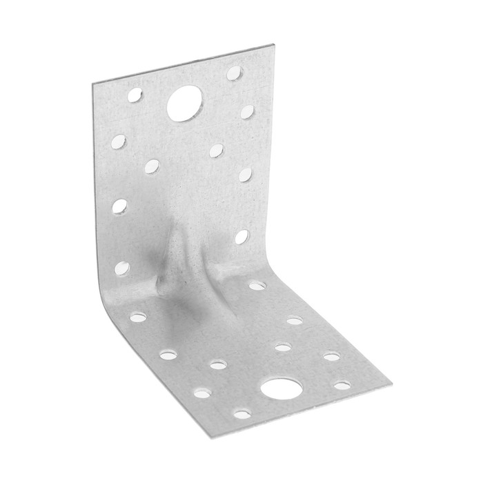 Уголок крепежный усиленный ТУНДРА krep, 70×70×55×1.5 мм, в упаковке 50 шт.