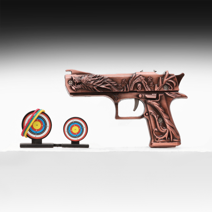 Макет оружия «Сувенирный пистолет», резинкострел, 15 см