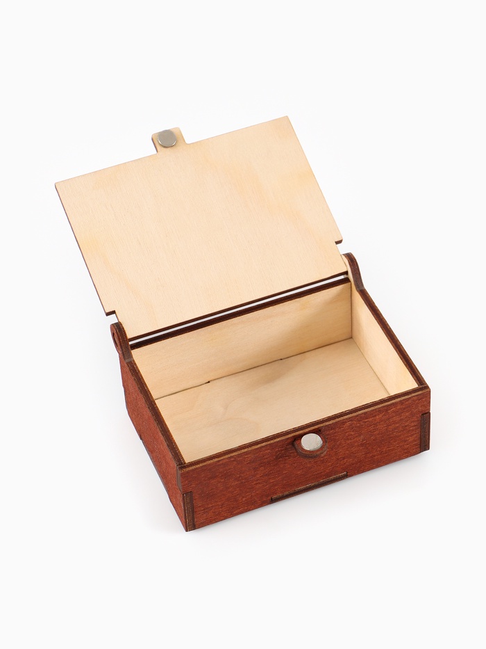 Коробка подарочная деревянная «Лучший во всём» 8.5×6×3.5 см