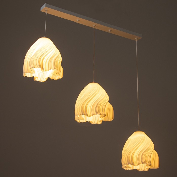 Подвес BayerLux «Годе» 3хЕ14 15 Вт белый 23×23×20-200 см