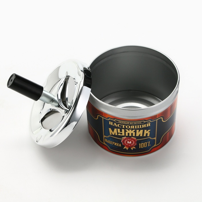 Пепельница бездымная «Настоящий мужик», 9×12 см