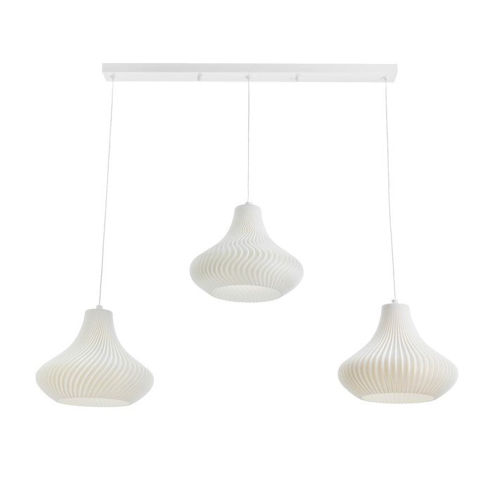 Подвес BayerLux «Аркана» 3хЕ14 15 Вт белый 23×23×20-200 см