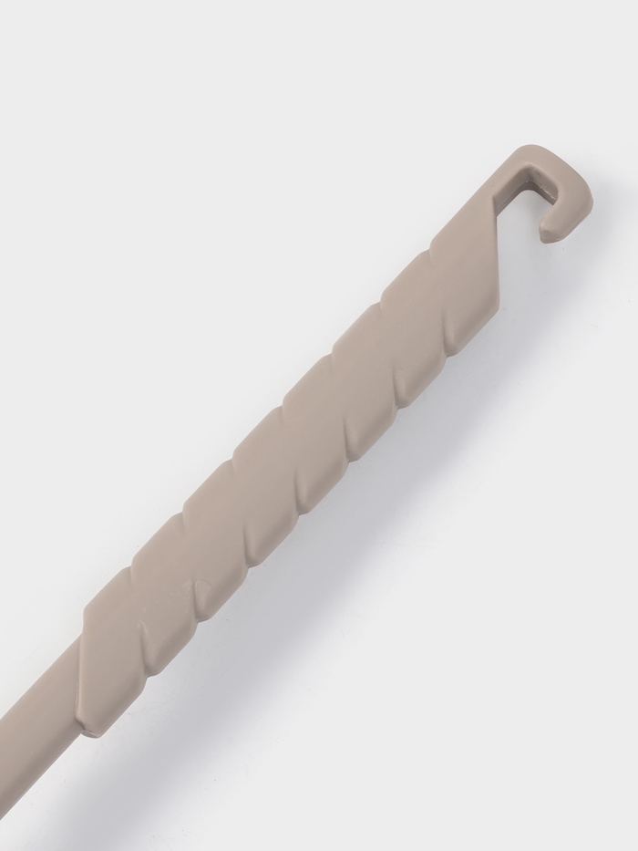 Ёршик для унитаза Idiland Rambai, d=7 см, h=36 см, бежевый