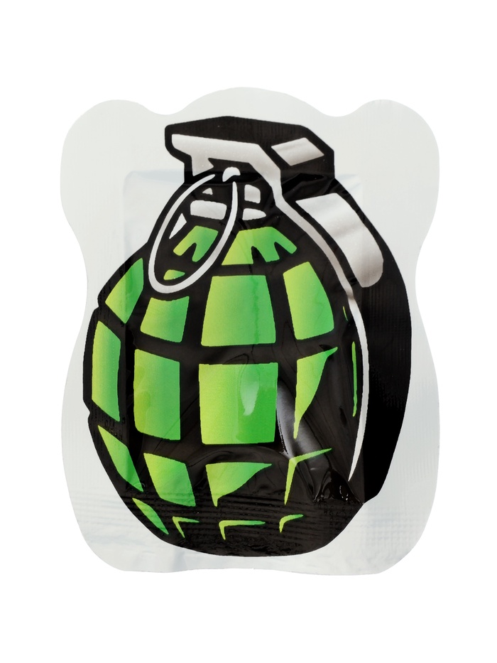 Прикол бомбочка «Граната», 9.5×7×1 см, цвета МИКС