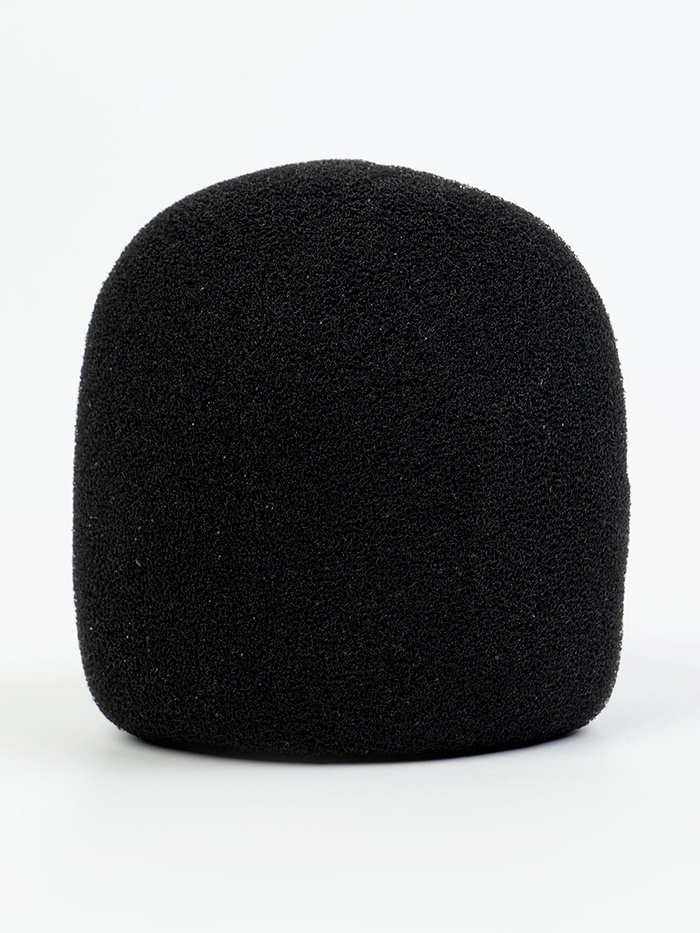 Ветрозащита для микрофона Music Life, черный, 3 штуки, 8×8.7 см