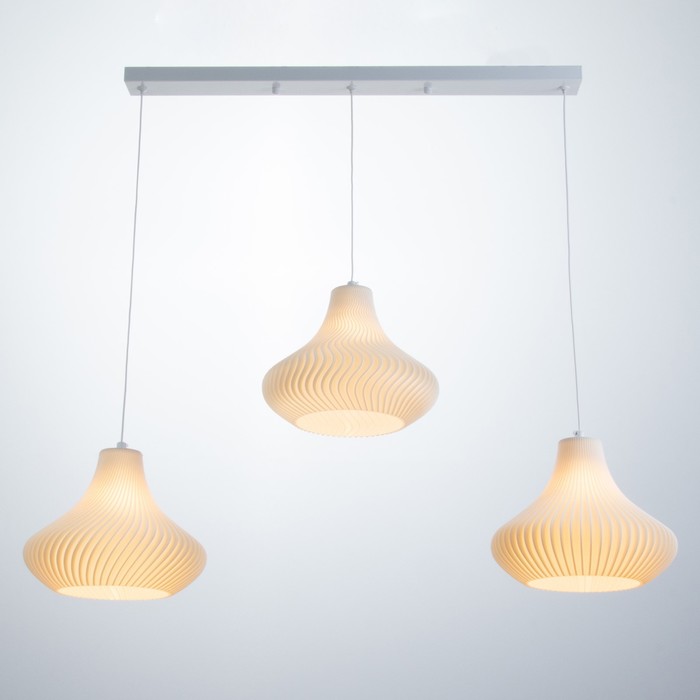 Подвес BayerLux «Аркана» 3хЕ14 15 Вт белый 23×23×20-200 см