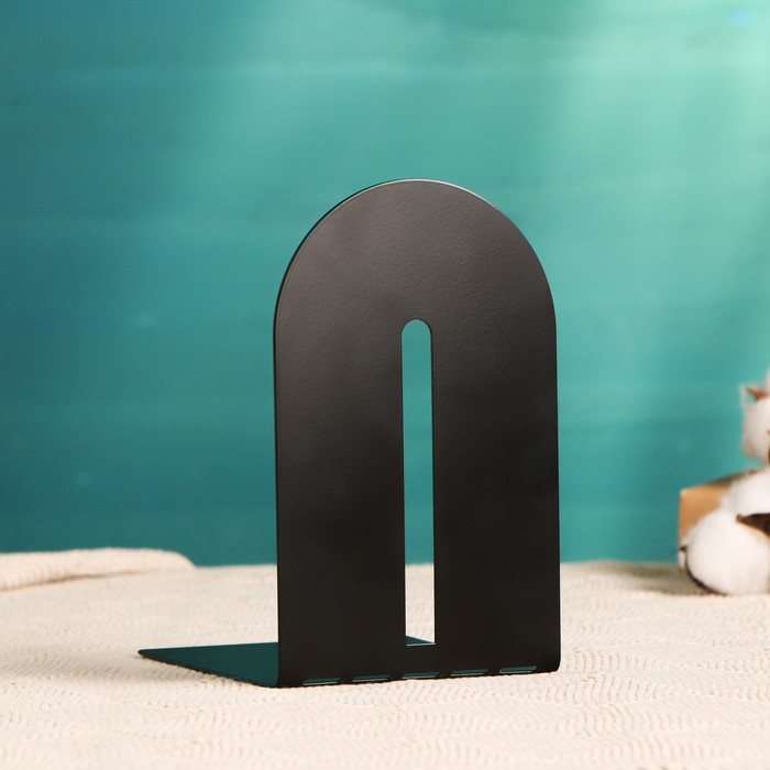 Держатель - подставка для книг «Минимализм», чёрный, 1 шт.