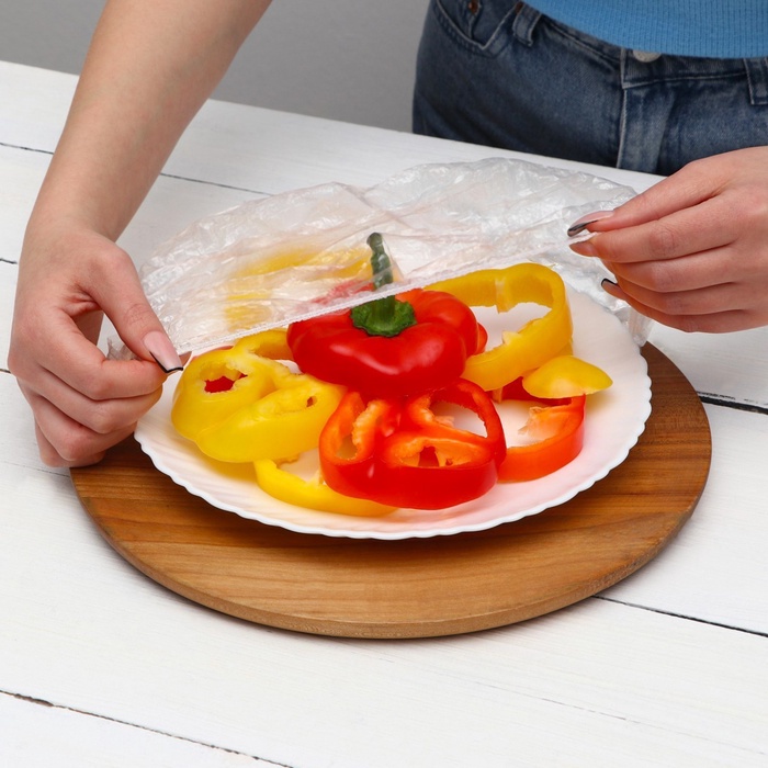 Набор пакетов для сохранения свежести продуктов с резинкой, Ø до 49 см, 50 шт.