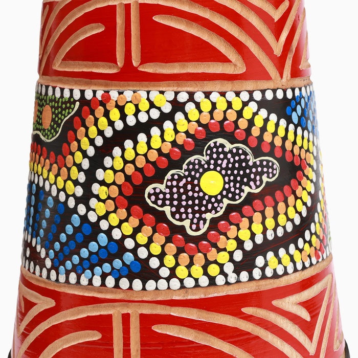 Барабан Джембе «Цветок», 23×50 см, коричневый