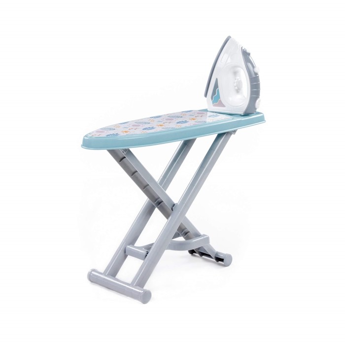 Игровой набор «Утюжок №3» с гладильной доской, серо-голубой
