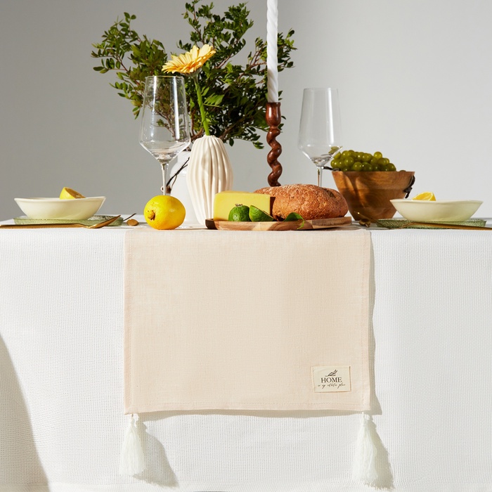 Дорожка SL HOME Gloomy 40×142±3 см, лён 100%, плотность 180 г/м²