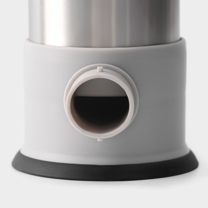 Шприц колбасный Yami, 4 насадки, для приготовления сосисок, нержавеющая сталь, серый