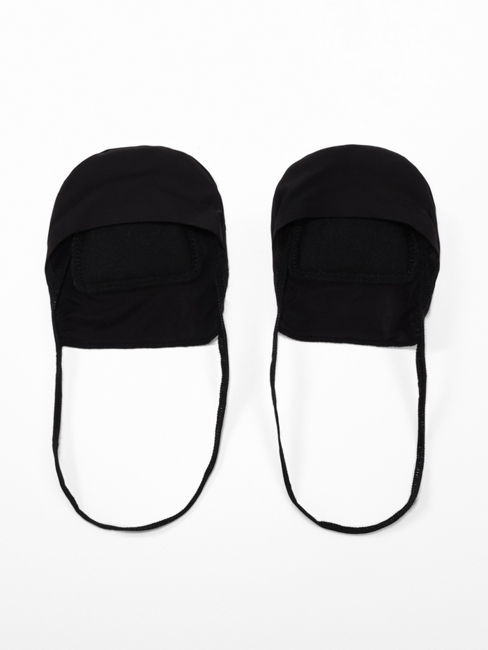 Полустельки для ног, р-р универсальный, пара, чёрный