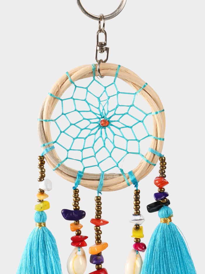 Брелок «Ловец снов», 17 см, голубой