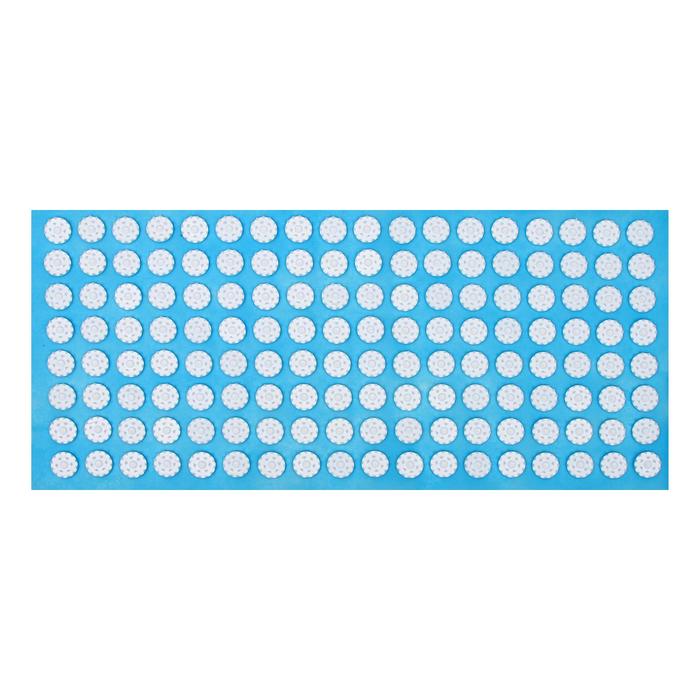 Аппликатор «Кузнецова», 144 колючки, спанбонд, 26×56 см, голубой.