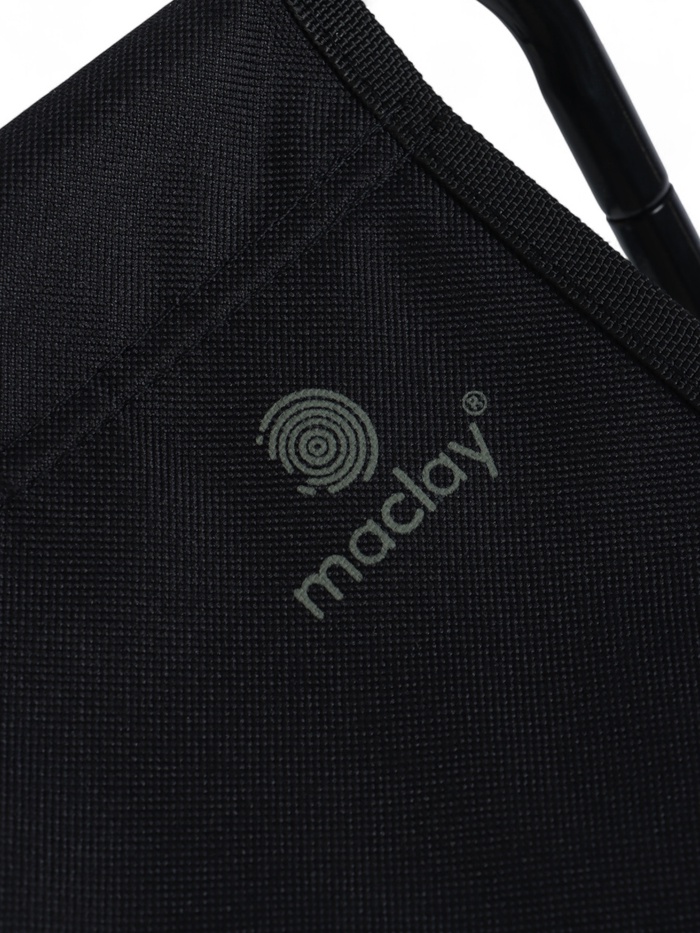 Стул туристический maclay, 25×23×27 см, до 80 кг, складной, разборный, чёрный