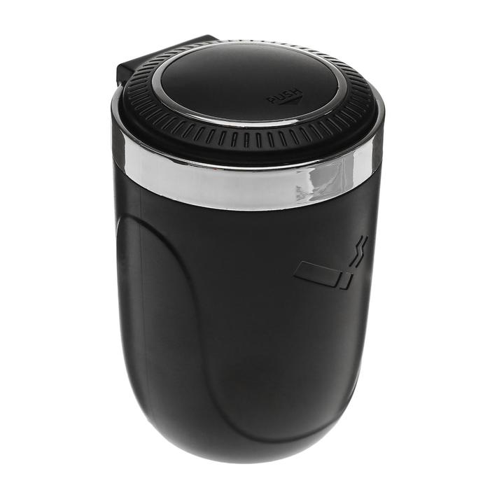 Пепельница автомобильная TORSO с подсветкой, черный