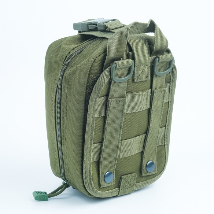 Аптечка тактическая-подсумок, отрывная, 15×20 см, зелёная
