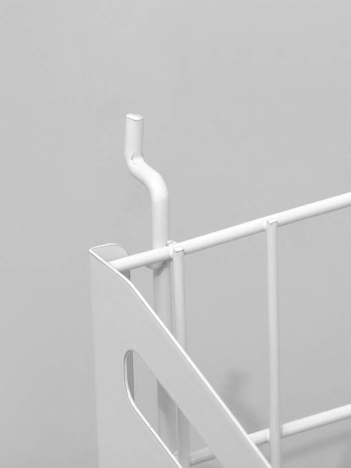 Корзина на перфорацию, 26×19×13.5 см, белая